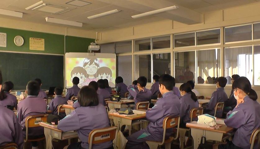 長崎県 南島原市の中学校の授業で「Revolution」を使っていただきました！